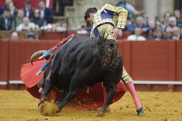 Manzanares se abre de capote en su primero.