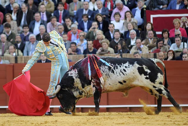 Serafín Marín con el cuarto.