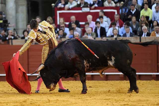 El sevillano Esaú Fernández con el último.