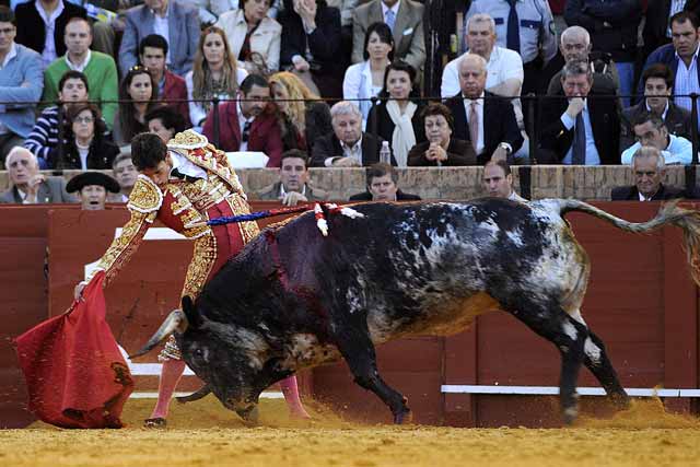 Toro y torero no se entendieron bien hoy en la plaza.