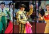 LOS GESTOS: El Cid, Castella y Manzanares. (FOTO: Matito)