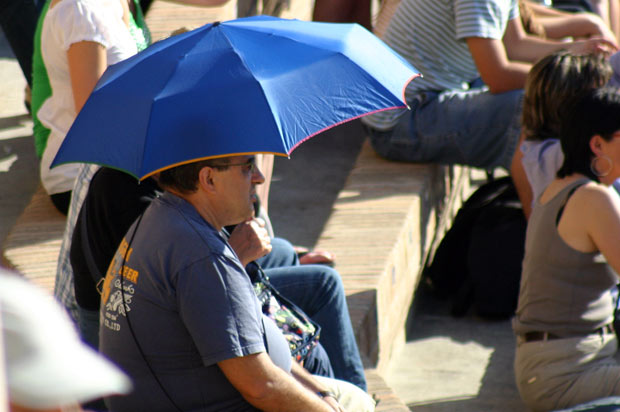 Los paraguas también son para el verano.