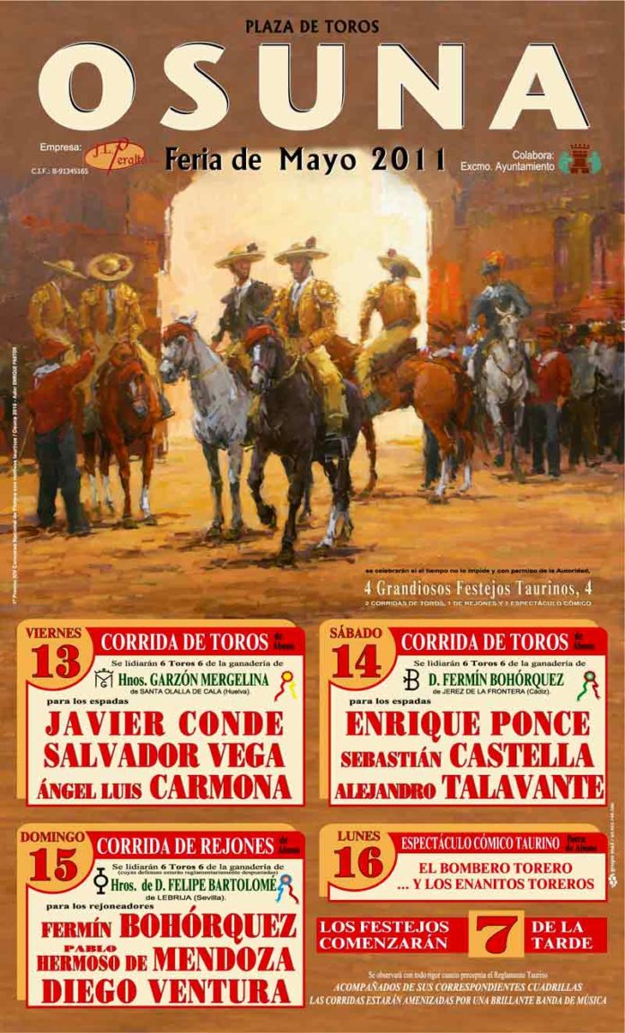 Cartel de la Feria de Osuna 2011.