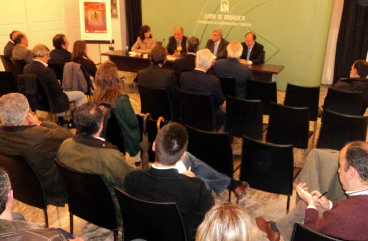 Asistentes a la rueda de prensa de presentación de las Jornadas. (FOTO: Javier Martínez)