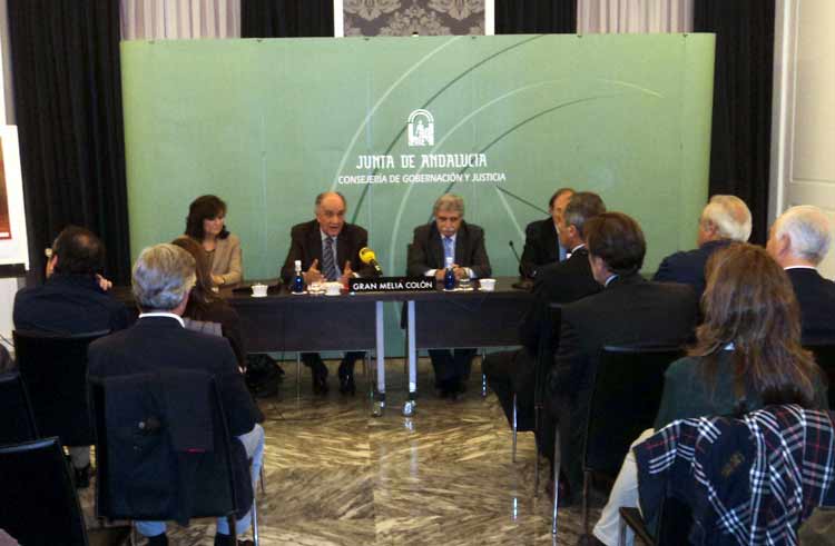 Carmen Calvo, Miguel Cid, Brenes y García Escudero. (FOTO: Javier Martínez)