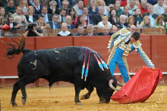 Manzanares en el sexto.