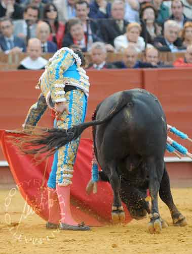 Manzanares en el sexto.