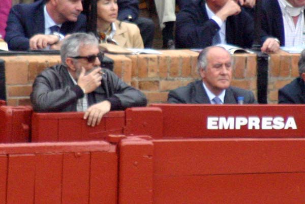 Los empresarios de la plaza, Eduardo Canorea y Ramón Valencia. (FOTO: Javier Martínez)