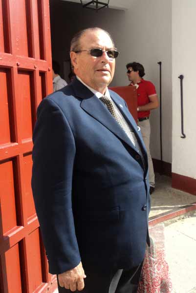 El veterano banderillero Alfonso Ordóñez Araujo. (FOTO: Javier Martínez)