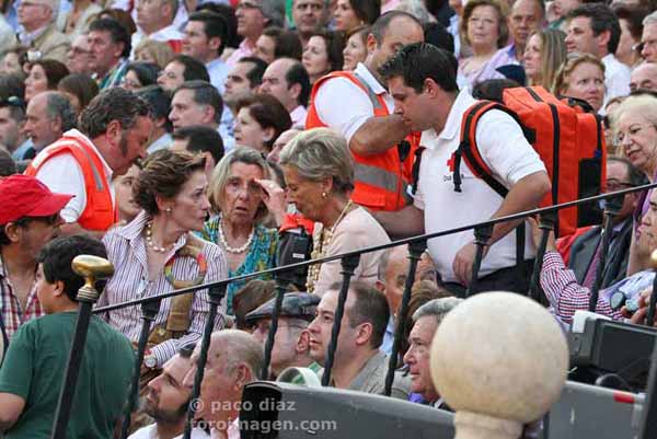 Hasta media docena de asistencias hoy. (FOTO: Paco Díaz/toroimagen.com)