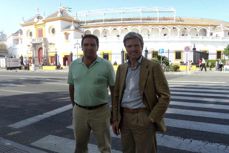 Juan Antonio Ruiz 'Espartaco' junto a su hermano Víctor Ruiz. (FOTO: Javier Martínez)