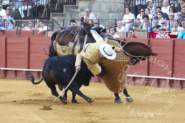 Apuros para el picador.