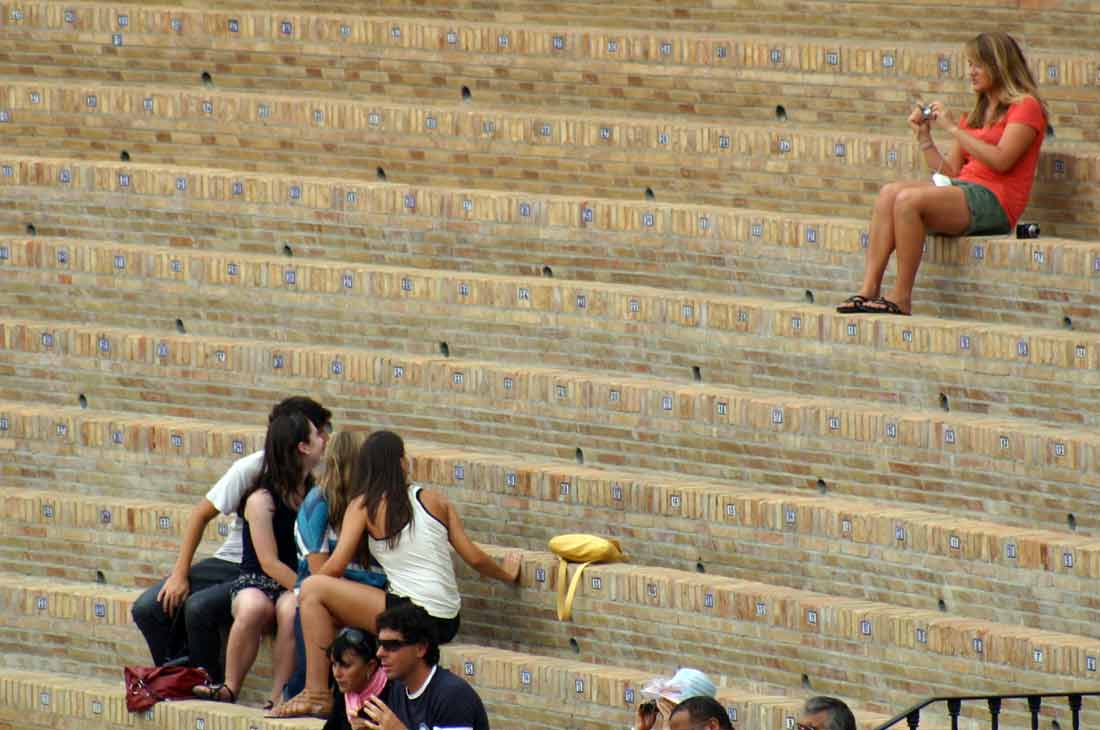 Un foto para recordar que estuvieron en el templo del toreo... (FOTO: Javier Martínez)