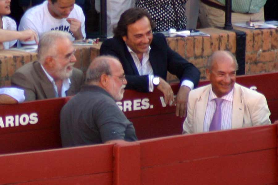 Los veterinarios Ignacio Oroquieta, Fran Herrera, Luis Vázquez y Miguel Criado. (FOTO: Javier Martínez)