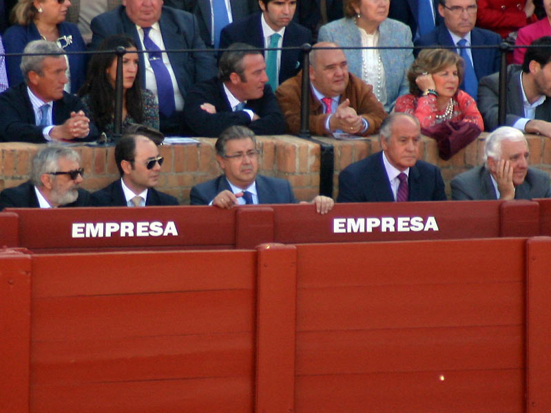 Eduardo Canorea, Juan Ignacio Zoido, Ramón Valencia y Santiago Herrero.