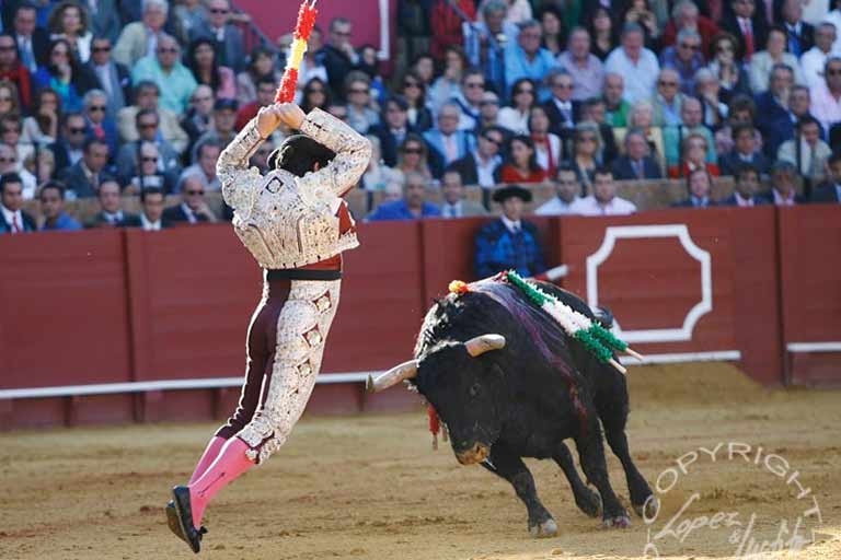 José Antonio Carretero en el segundo.