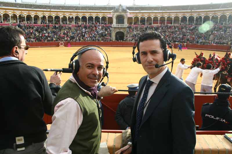 Juan Ramón Romero y 'Chicote', para Canal Sur radio.