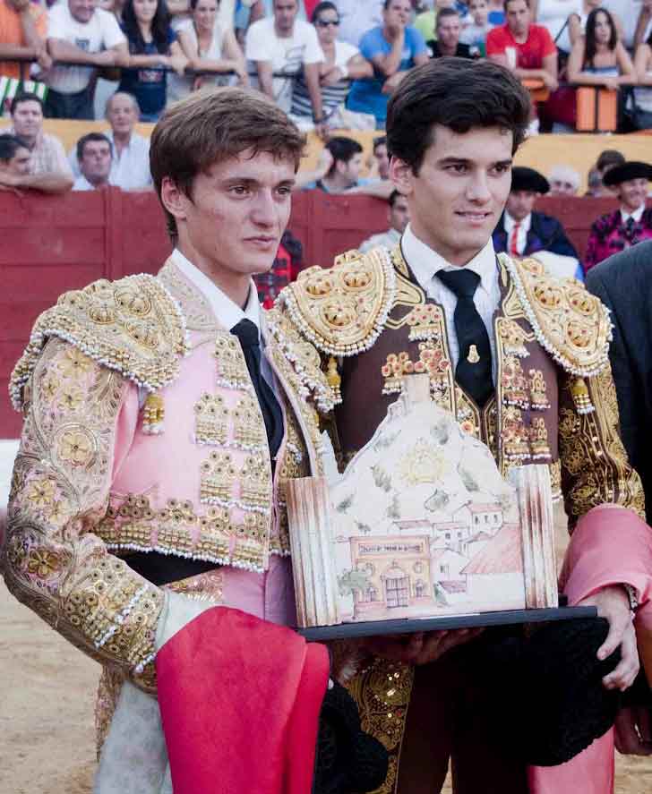 Francisco Lama y José Garrido, en la entrega de premios. (FOTO: Joaquín Corchero)