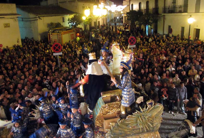 Cabalgata de Reyes en Aznalcóllar.