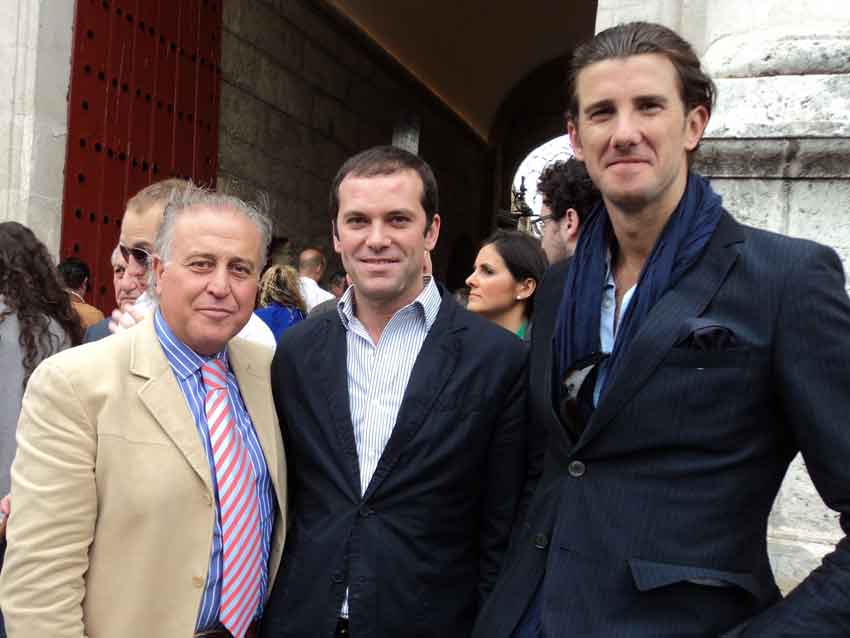 Conde de la Corte, Fernando Cantos e Israel Lancho.