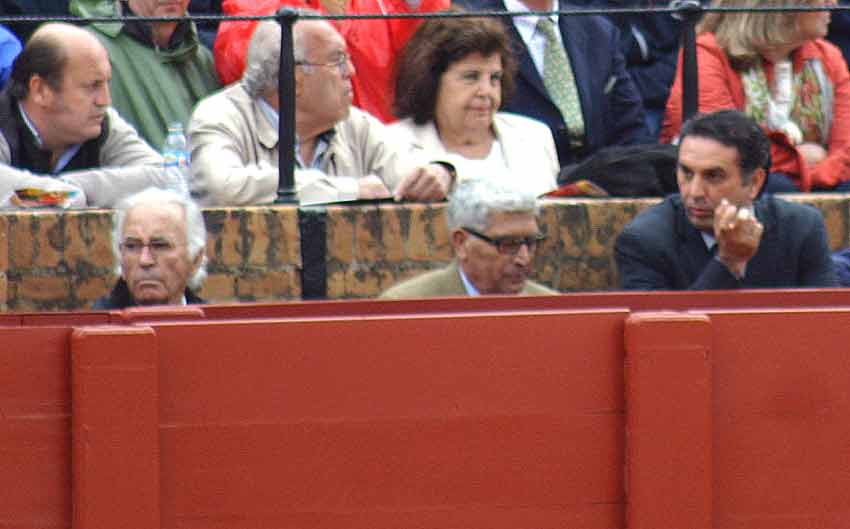 Tito de San Bernardo, Curro Puya y el delegado de la Junta, Javier Fernández.