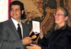 Acto de entrega de la Medalla de Honor del Club Taurino de New York a Morante de la Puebla.