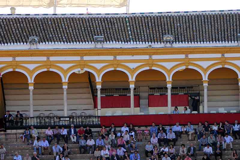 La afición de los maestrantes...