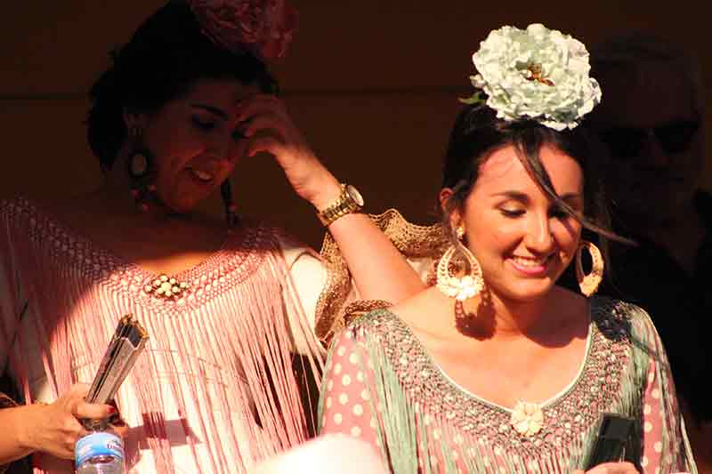 Flamencas en la Maestranza.