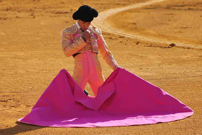 El rezo de Miguel Ángel León a portagayola.