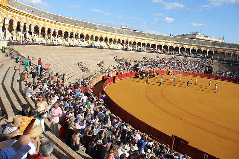 De nuevo poco público en los tendidos de la Maestranza.