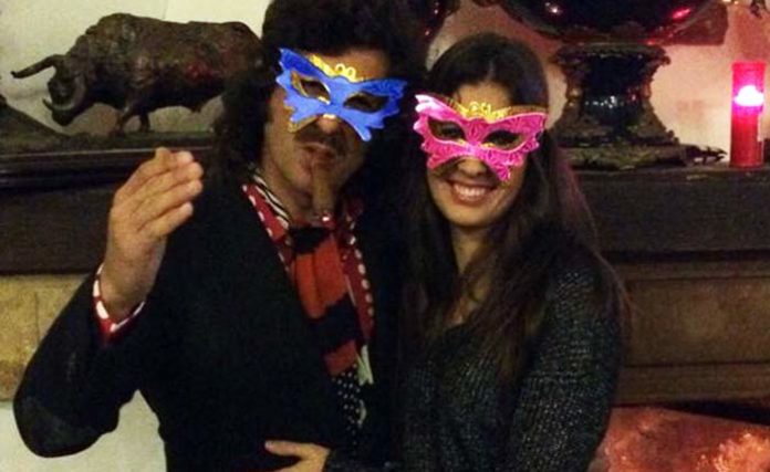 Morante y su mujer Elizabeth, en la pasada Nochevieja.