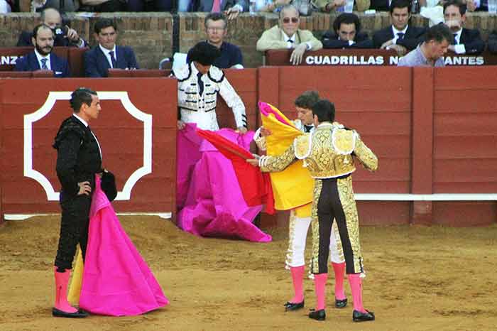 Alternativa de Lama de Góngora, con Ponce y Manzanares.