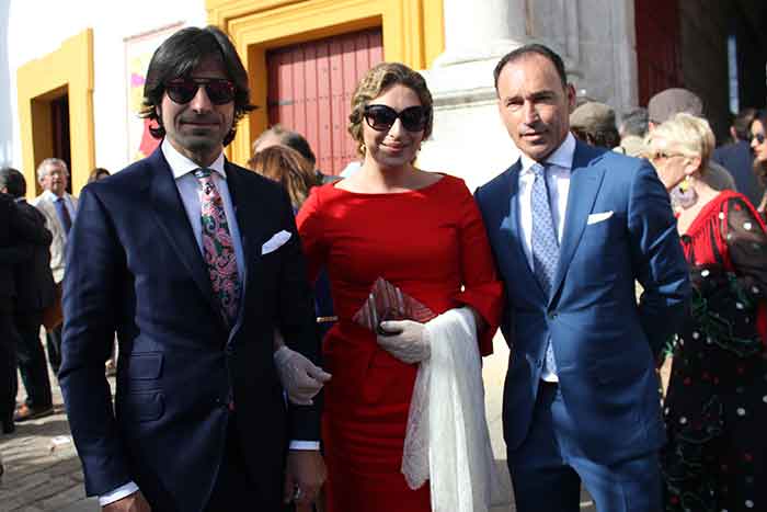 Javier Conde, Estrella Morente y Pepín Liria.