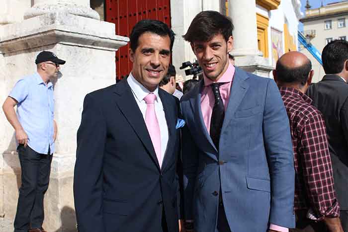Los toreros Javier Vázquez y Antonio Nazaré.
