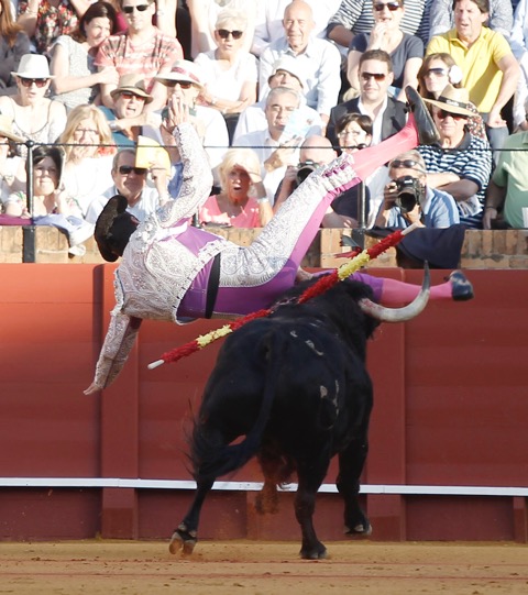 El banderillero Juan García.