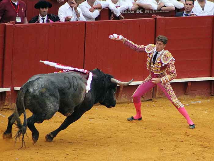 Escribano, al violín.