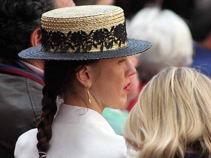 Sombrero con personalidad.