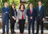 Los cuatro presidentes de la Maestranza se han reunido hoy con la delegada de la Junta de Andalucía en Sevilla.
