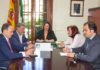 La reunión de la delegada de la Junta de Andalucía en Sevilla, Esther Gil, con los cuatro presidentes de la Maestranza, celebrada en Sevilla a espaldas de la prensa.