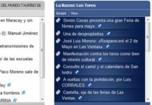 SEVILLA TAURINA, elegida por burladero.com para su sección de prensa A la izquierda, las noticias de SEVILLA TAURINA ofrecidas por burladero.com.