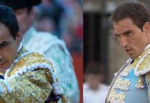 El Cid, sin trofeos en la deslucida corrida de Málaga El Cid y Salvador Cortés, ovacionados esta tarde. (FOTOS: Matito / Archivo)