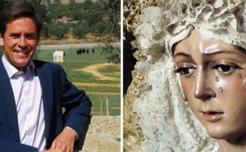 «En cada capilla que rezaba dejaba una estampita de la Macarena» Dávila Miura, un devoto de la Macarena de Sevilla.