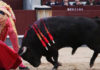 Un muletazo de Luque esta tarde en Las Ventas. (FOTO: burladero.com)