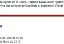 Un 90% rechaza que la delegada Carmen Tovar use el burladero de la Junta para fines familiares Resultado de la encuesta abierta por SEVILLA TAURINA. (Pulsar la imagen para ampliar)