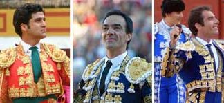 Morante, El Cid y Salvador Cortés. (FOTOS: Matito)