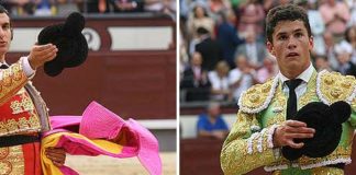 Morante y Luque, esta tarde en Madrid. (FOTOS: Cabrera / burladero.com)