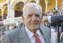 En el adiós a un gran padre de torero Manuel Cid, padre de El Cid. (FOTO: Matito)