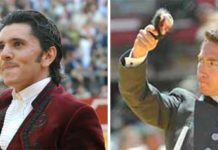 Un mano a mano Ventura-Leonardo Hernández cerrará la temporada sevillana Diego Ventura y Leonardo Hernández. (FOTOS: Matito)