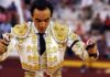 El Cid, con el doble trofeo esta tarde en la plaza de Murcia. (FOTO: Verónica Soriano / burladero.com)