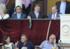 Francisco Herrera, junto a Fernández Rey, el domingo en la Maestranza. (FOTO: Sevilla Taurina)